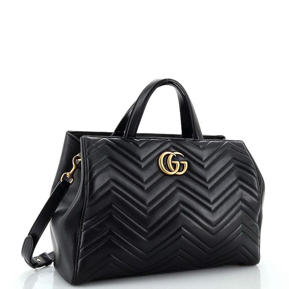 Gucci Black Leather Handbag